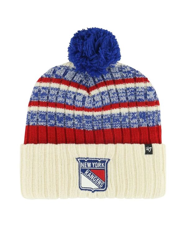 47 ブランド メンズ アクセサリー 帽子 ニット '47 Brand Men's Cream New York Rangers Tavern Cuffed K...