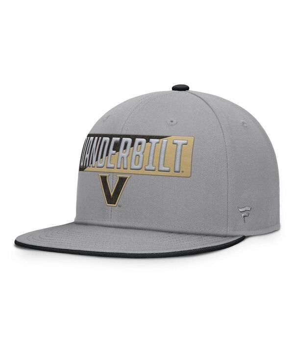 ファナティクス メンズ アクセサリー 帽子 Fanatics Men's Gray Vanderbilt Commodores Duo Snapback Hat...