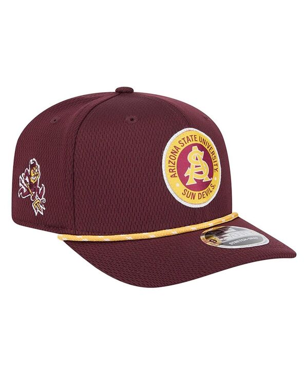 ニューエラ メンズ アクセサリー 帽子 New Era Men's Maroon Arizona State Sun Devils COOLERA 9SEVEN...