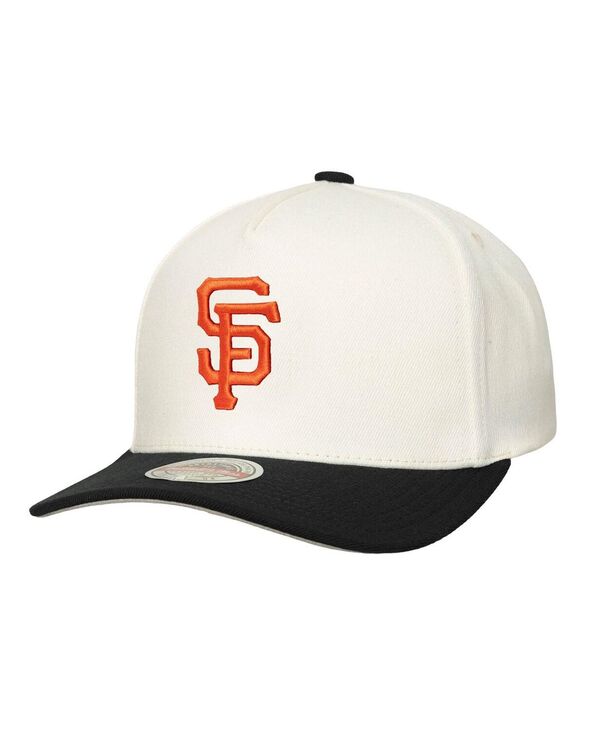 ミッチェル&ネス メンズ アクセサリー 帽子 Mitchell & Ness Men'sCream San Francisco Giants Stretch-S...