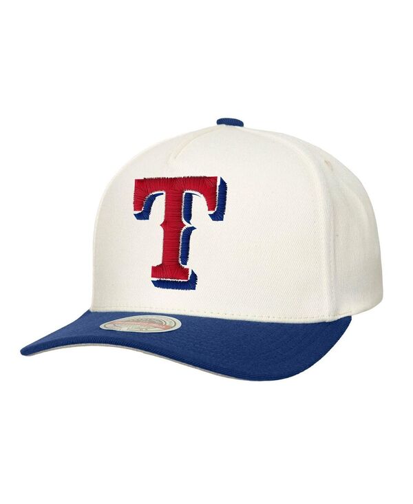 ߥå&ͥ  ꡼ ˹ Mitchell & Ness Men'sCream Texas Rangers Stretch-Snapback...