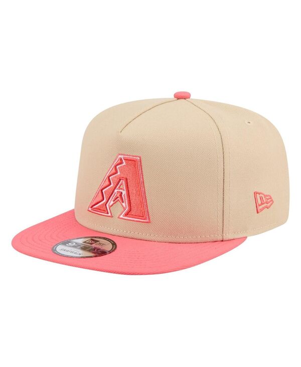 ニューエラ メンズ アクセサリー 帽子 New Era Men's Light Beige/Coral Arizona Diamondbacks Color P...