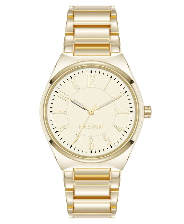 アンクライン レディース アクセサリー 腕時計 Anne Klein Women's Quartz Easy-to-Read Gold-Tone Metal Alloy Watch 34mm Gold-tone ゴールド(2)