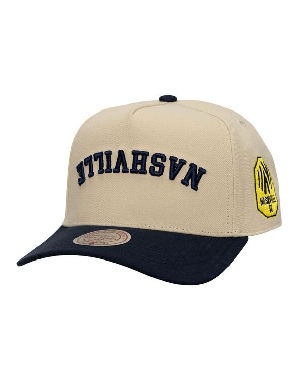 ߥå&ͥ  ꡼ ˹  Mitchell & Ness Men's Cream/Navy Nashville SC Upside ...