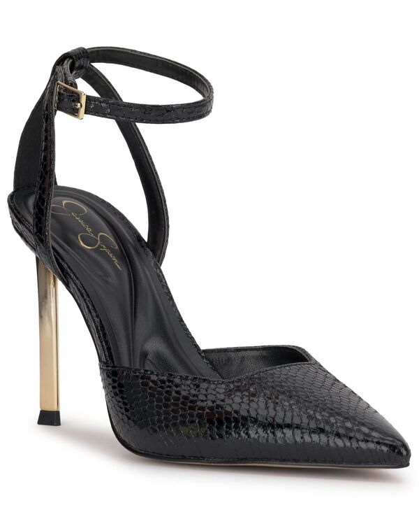 ジェシカシンプソン レディース シューズ サンダル Jessica Simpson Women's Kalynia Stiletto Dress Sandals Black ブラック
