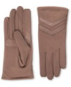 【送料無料】 アイソトナー レディース 手袋 アクセサリー Women's Rib-Knit Fleece-Lined Gloves Brown