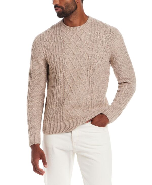 ReVida ŷԾŹ㤨֥ץ롼   ˥åȡ 롼ͥå  ˥å Weatherproof Vintage Men's Alpaca Blend Mixy Cable Knit Crew Neck Sweater BirchפβǤʤ16,480ߤˤʤޤ