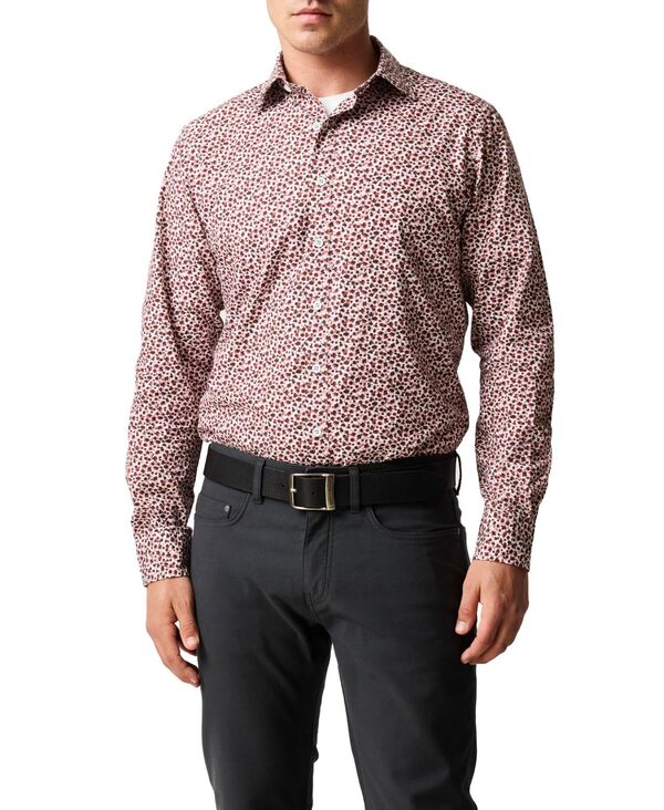 ロッドアンドグン メンズ トップス シャツ Rodd & Gunn Men's Greenstreet Long Sleeve Shirt Garnet(4)