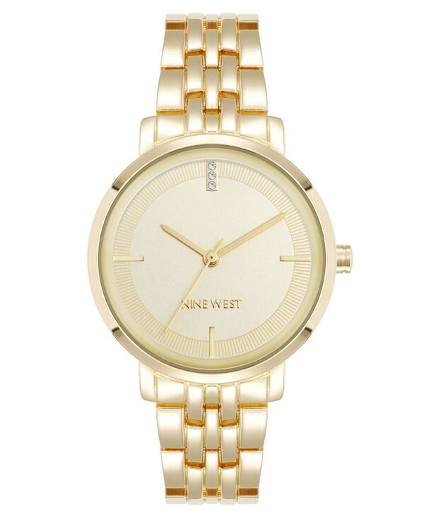 アンクライン レディース アクセサリー 腕時計 Anne Klein Women's Quartz Premium Gold-Tone Metal Alloy Watch 35mm Gold-tone ゴールド(2)
