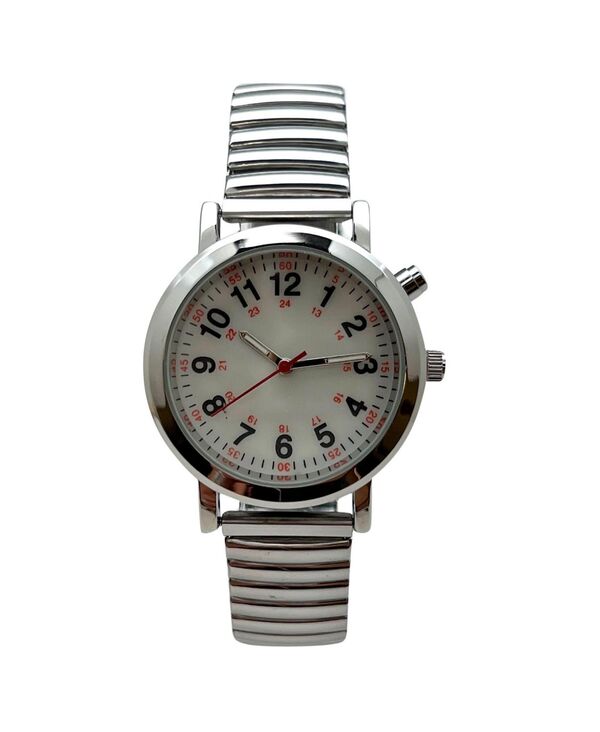 オリビアプラット レディース アクセサリー 腕時計 Olivia Pratt Silver Stretch Band Easy Read Nurse..