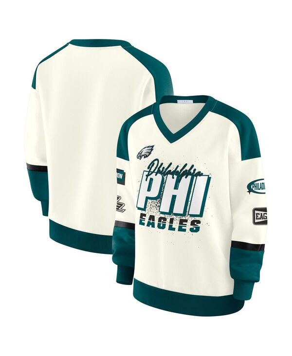 ウェア バイ エリン アンドルーズ レディース アウター パーカー・スウェット Vネック スウェット シャ..