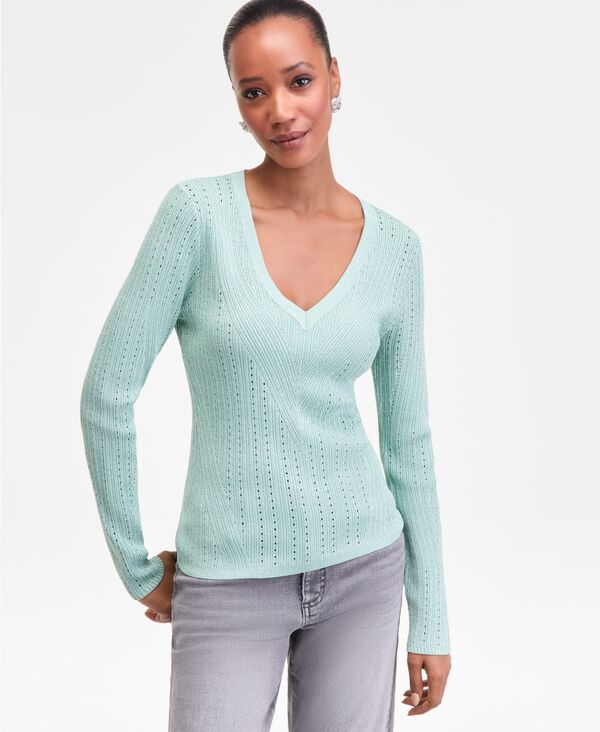 アイ.エヌ.シー インターナショナル コンセプト レディース アウター ニット・セーター Vネック トール..