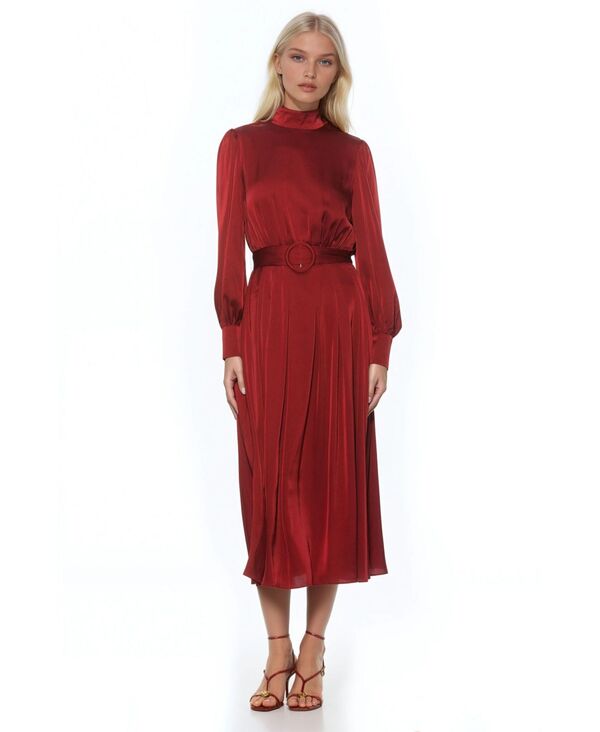 アレクシアアドマー レディース トップス ワンピース Alexia Admor Women's Safiya Dress Burgundy バーガンディ