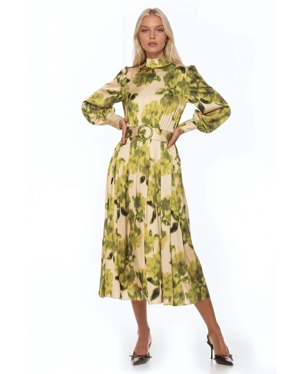 アレクシアアドマー レディース トップス ワンピース Alexia Admor Women's Safiya Dress Green floral グリーン