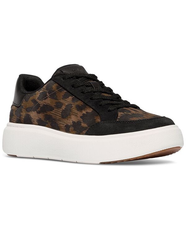フィットフロップ レディース シューズ スニーカー スエード FitFlop Women's RTG Leopard Suede Sneakers Black Chocolate Mix ブラック