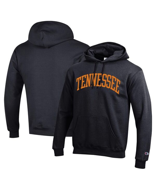 チャンピオン メンズ アウター パーカー・スウェット Tシャツ フリース Champion Men's Black Tennessee Volunteers Basic Arch Fleece Pullover Hoodie Black ブラック
