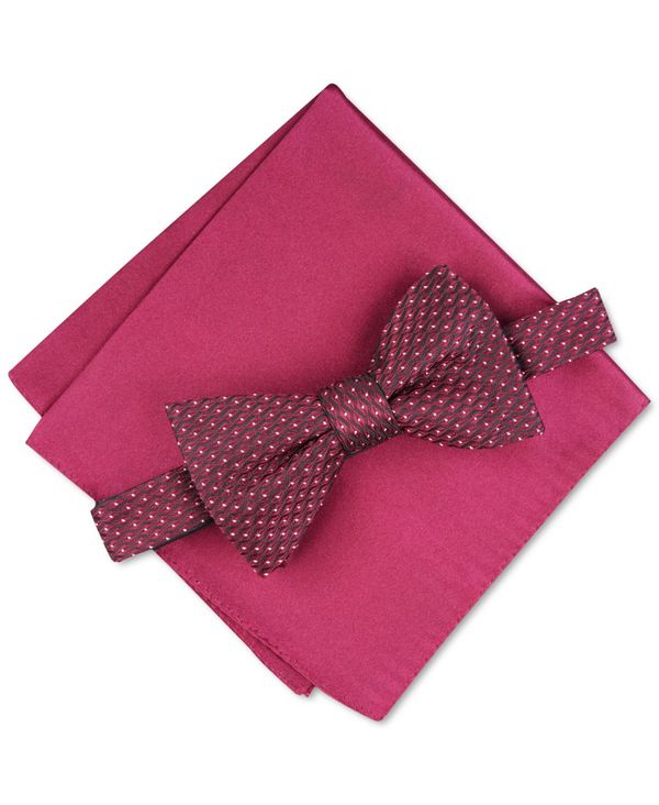 At@j Y lN^C ANZT[ Men's Roy Geo Pre-Tied Bow Tie Red