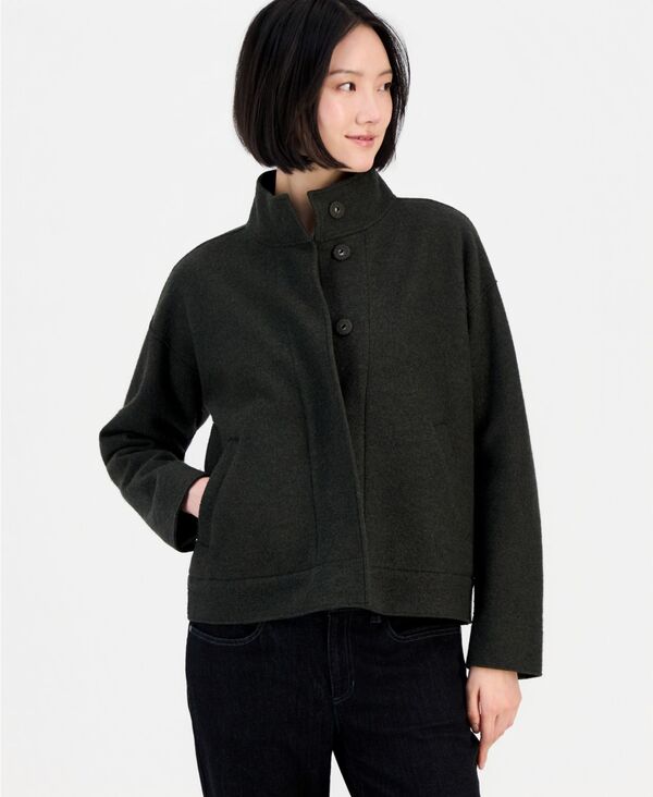 エイリーンフィッシャー レディース アウター ジャケット・ブルゾン 長袖 Eileen Fisher Women'stand C..