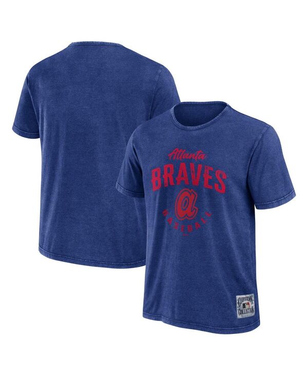 ファナティクス レディース トップス Tシャツ Fanatics Darius Rucker Men's Collection by Atlanta Braves Cooperstown Collection Washed T-Shirt Black ブラック