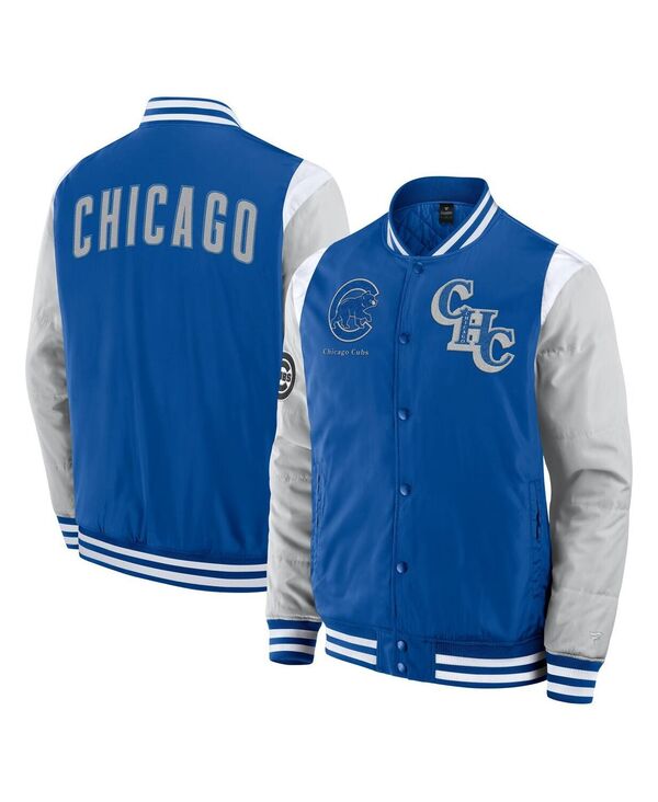 ファナティクス メンズ アウター ジャケット・ブルゾン Fanatics Men's Royal Chicago Cubs Elements Elite Full-Snap Jacket Royal