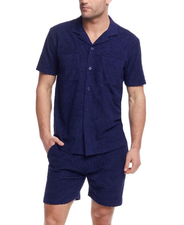 ウェザープルーフ メンズ トップス シャツ パイル コート Weatherproof Vintage Men'short Sleeve Terry Coat F...