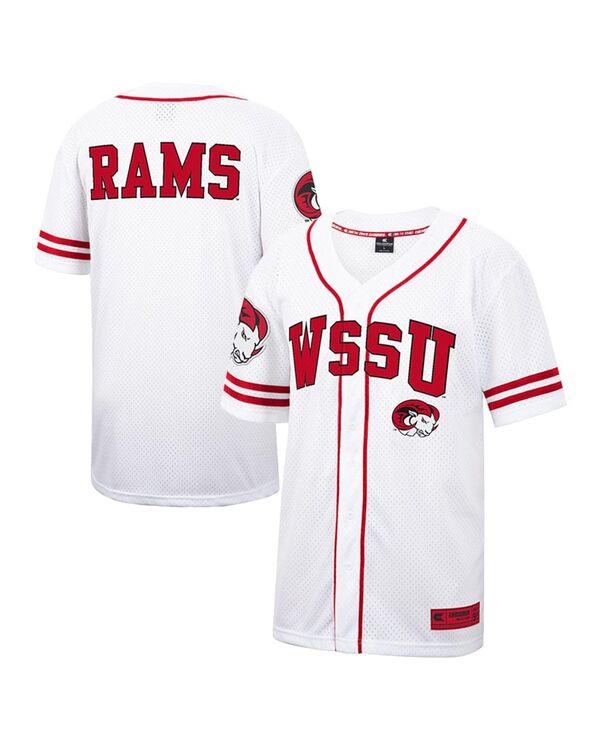 コロシアム メンズ トップス シャツ ジャージー Colosseumen's White and Red Winston-Salem State Rams Free Spirited Baseball Jersey White Red ホワイト