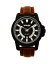 ラングラー レディース 腕時計 アクセサリー Men's Watch 46MM IP Black Sandblasted Case and Bezel B..