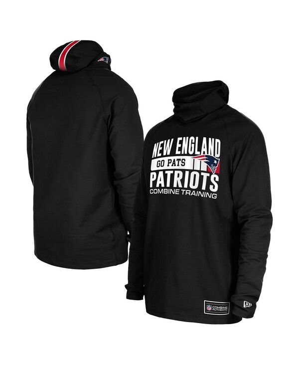 ニューエラ メンズ アウター パーカー・スウェット New Era Men's Black New England Patriots Functio..