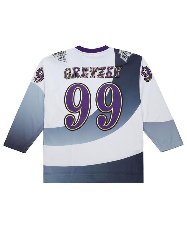 ミッチェル&ネス メンズ トップス シャツ トール ジャージー Mitchell & Ness Men's Wayne Gretzky White Los Angeles Kings Big Tall 1995-96 Blue Line 2.0 Jersey White ホワイト