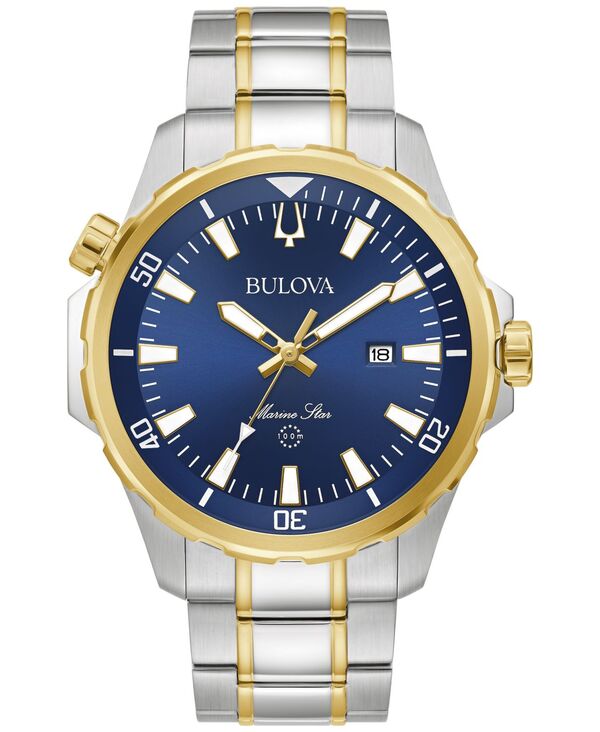 ■ブランド Bulova (ブロバ)■商品名 Men's Marine Star Two-Tone Stainless Steel Bracelet Watch 43mm■商品は海外よりお取り寄せの商品となりますので、お届けまで10日-3週間前後お時間頂いております。 ■ブランド・商品・デザインによって大きな差異がある場合があります。 ■あくまで平均的なサイズ表ですので「目安」として参考にしてください。 ■お届けの商品は1枚目のお写真となります。色展開がある場合、2枚目以降は参考画像となる場合がございます。 ■只今、一部を除くすべて商品につきまして、期間限定で送料無料となります。 ■スマートフォンで商品を見ているお客様につきまして、商品ページに御座います「かごに追加」のボタンを押して頂きますと、お取り寄せが可能なサイズが選択できます。 ※沖縄・離島・一部地域は追加送料(3,300円)が掛かります。