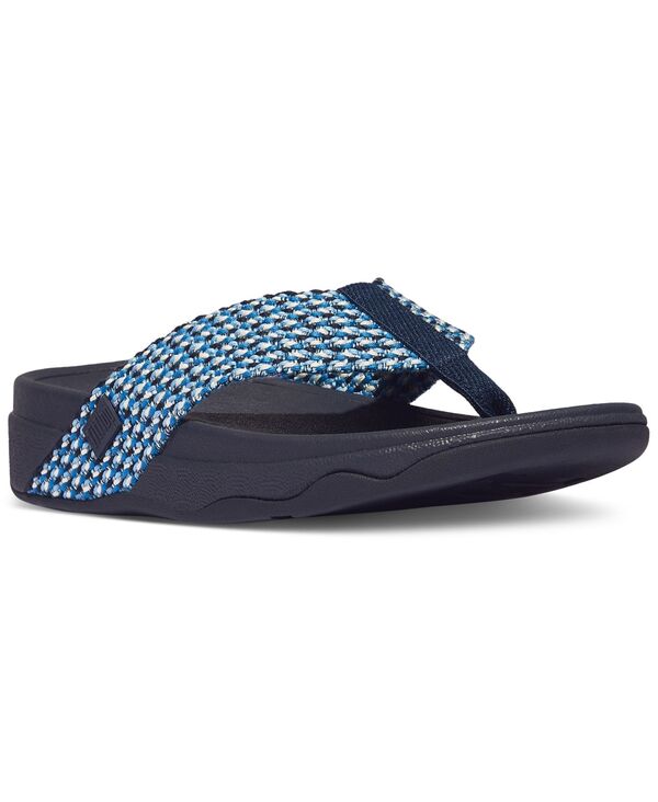 フィットフロップ レディース シューズ サンダル FitFlop Women'surfa Multi-Tone Webbing Toe-Post Sandals Midnight Navy ネイビー