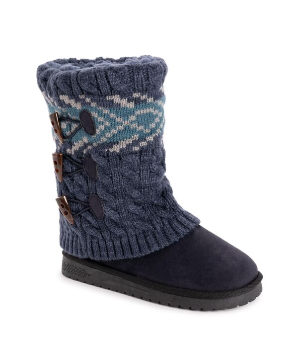 ムクルクス レディース シューズ ブーツ・レインブーツ MUK LUKS Women's Cheryl Boots Indigo marl マ..