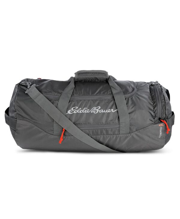 楽天ReVida 楽天市場店エディー バウアー レディース バッグ Eddie Bauer Stowaway 45 Liters Duffel Dark Smoke スモーク
