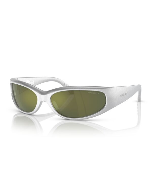 【送料無料】 アーネット メンズ サングラス・アイウェア アクセサリー Men's Catfish Sunglasses Mirror AN4302 Metallic Silver