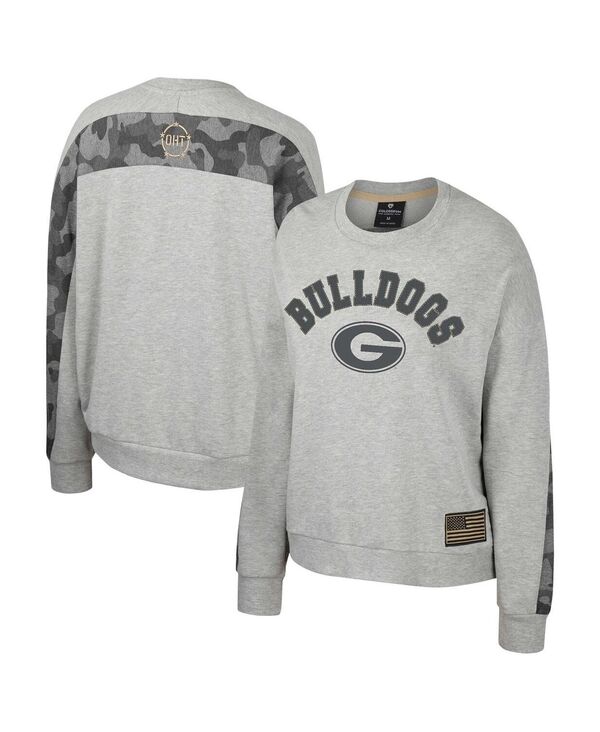 コロシアム レディース アウター パーカー・スウェット シャツ Colosseum Women's Heather Gray Georgi..