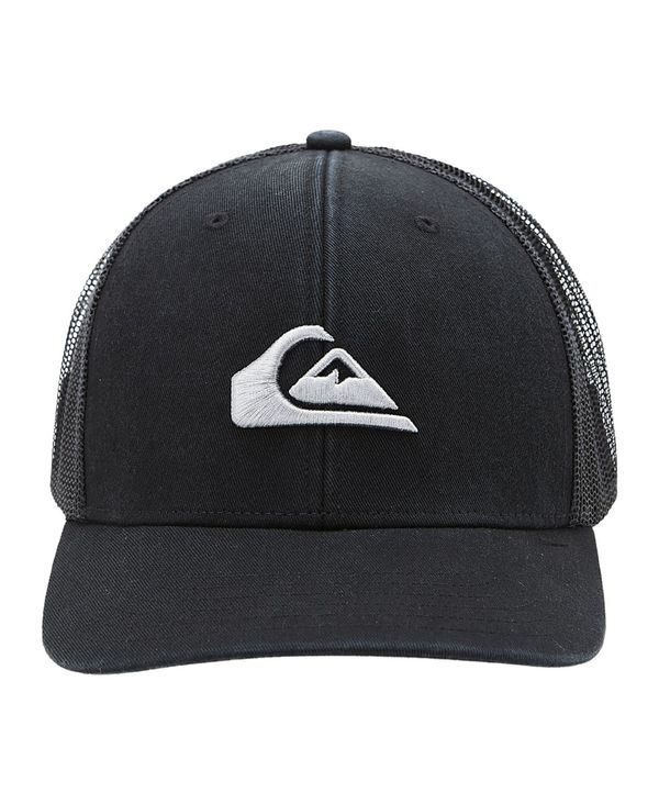 クイックシルバー メンズ 帽子 アクセサリー Men's Grounder Trucker Hat Black