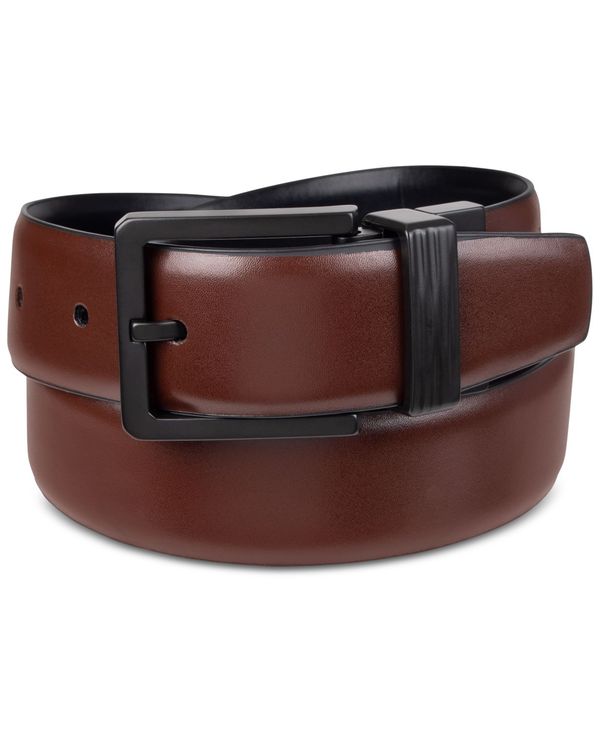 ケネスコール メンズ ベルト アクセサリー Men's Reversible Stretch Belt Espresso/Black