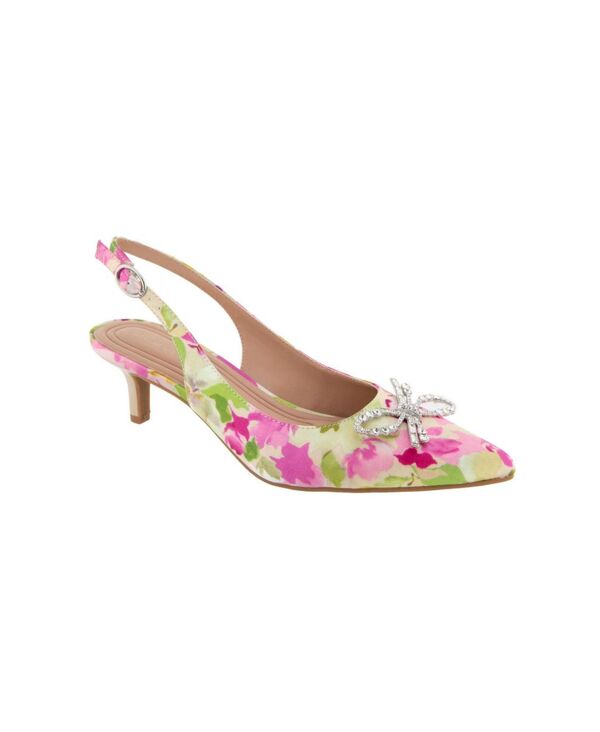 BCB ジェネレーション レディース シューズ パンプス BCBGeneration Women's Donna Slingback Bow Dress Pumps Multi Floral マルチカラー