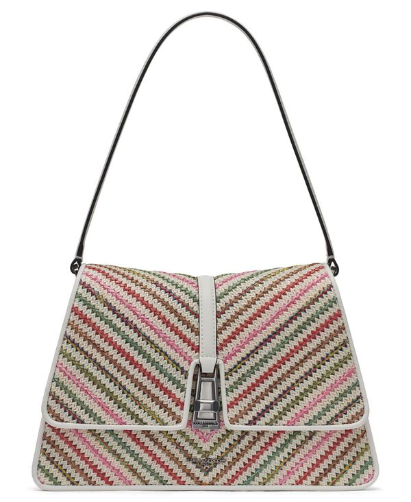 カール ラガーフェルド レディース バッグ KARLAGERFELD PARIS Mercerie Medium Shoulder Bag Multi Combo マルチカラー