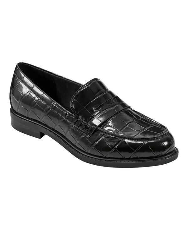 マークフィッシャー レディース シューズ スリッポン・ローファー Marc Fisher Women's Ilithia Slip-on Dress Penny Loafers Black Croco ブラック
