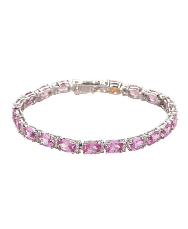 スージー レヴィアン ニューヨーク レディース アクセサリー ブレスレット・バングル・アンクレット Suzy Levianew York Suzy Levian Sterling Sapphire & Created Sapphire Oval-cutennis Bracelet Pink sapphire ピンク