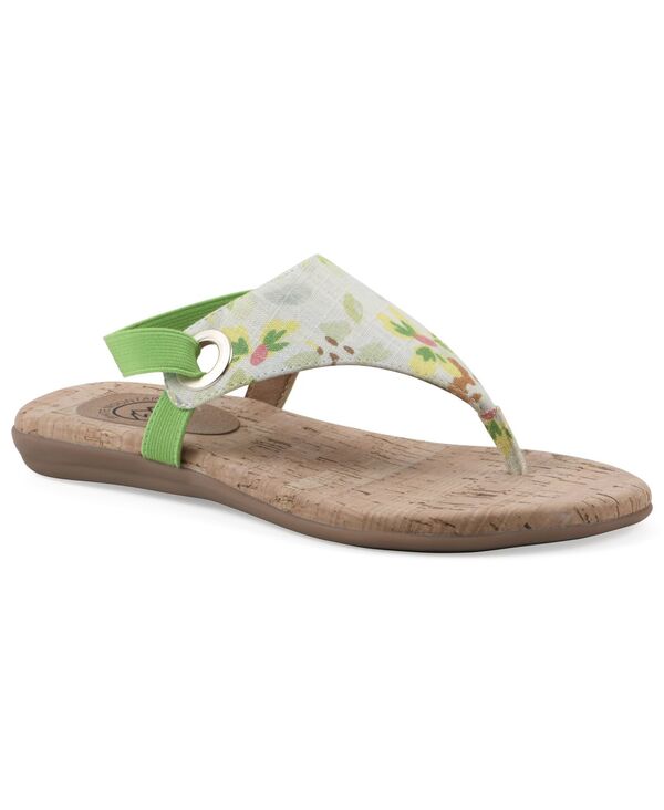 ホワイトマウンテン レディース シューズ サンダル White Mountain Women's Lifeway Slingback Sandals Light Green グリーン