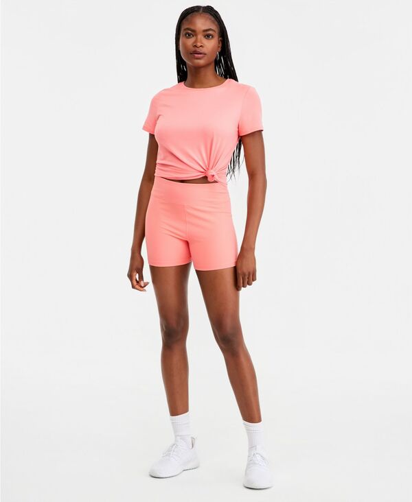 イデオロギー レディース ボトムス ハーフパンツ・ショーツ ショートパンツ IDeology Women'studio 7 Bike Shortshell Pink ピンク