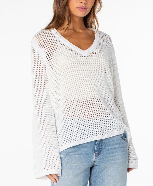 ロキシー レディース トップス シャツ Vネック Roxy Women'summer Nights V-Neck Tunic Top Cloudancer