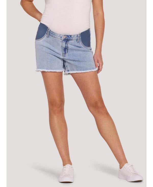 マザーフッドマタニティー レディース ボトムス ハーフパンツ・ショーツ デニム Motherhood Maternity Women's Under the Belly Cut Off Denimaternity Short Sara light wash デニム