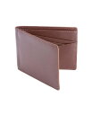 CX Y z ANZT[ Men's RFID Blocking Slim Bifold Wallet Brown