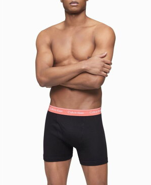 カルバンクライン メンズ ボクサーパンツ アンダーウェア Men's 3-Pack Cotton Classics Boxer Briefs Lacquer Riverbed Heather Riverbed
