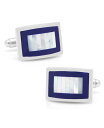 JtNX Y JtX{^ ANZT[ Mother of Pearl and Lapis Key Cuff Links Blue