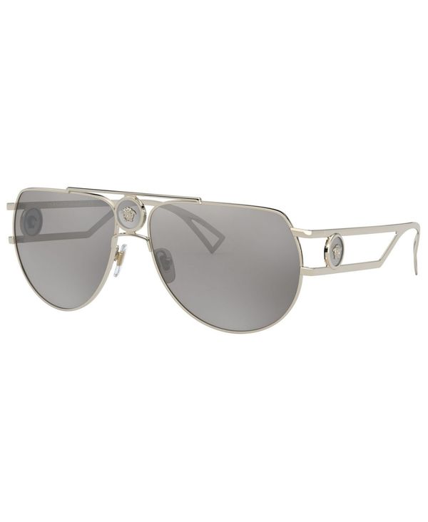 ヴェルサーチ ヴェルサーチ メンズ サングラス・アイウェア アクセサリー Men's Sunglasses 0VE2225 60 PALE GOLD