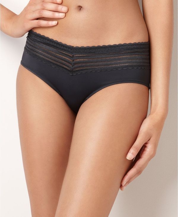 ワーナーズ レディース パンツ アンダーウェア No Pinching No Problems Lace Hipster Underwear 5609J Black